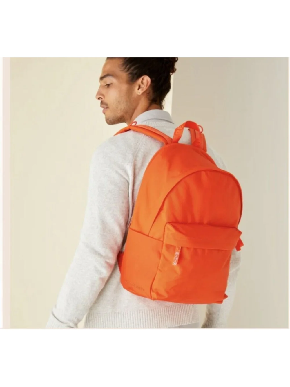 Orange Kid Backpack Water Resistant Antimicrobial High Quality